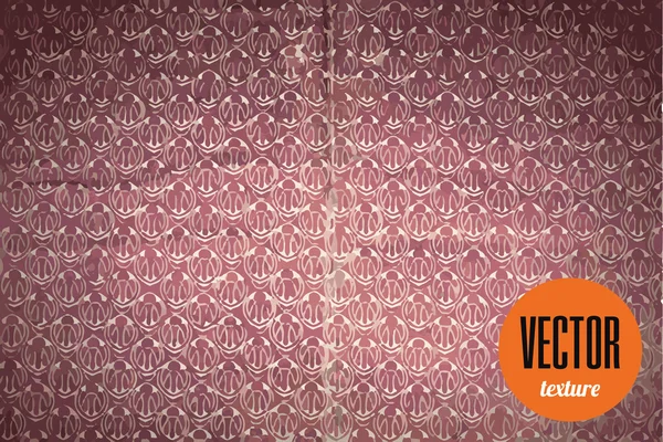Vector vintage patrón textura grunge fondo — Vector de stock
