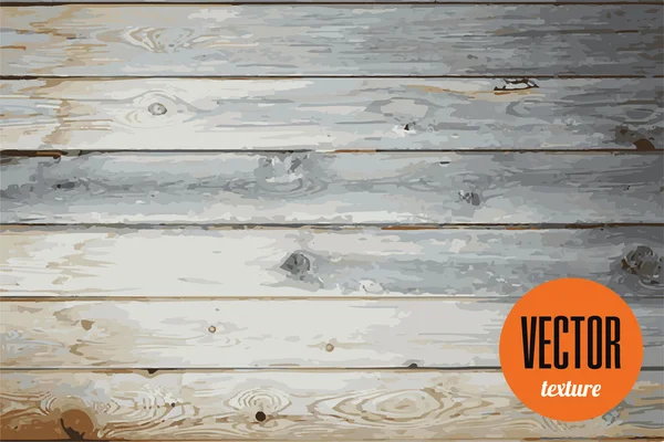 Vector velhas pranchas de madeira textura grunge fundo —  Vetores de Stock