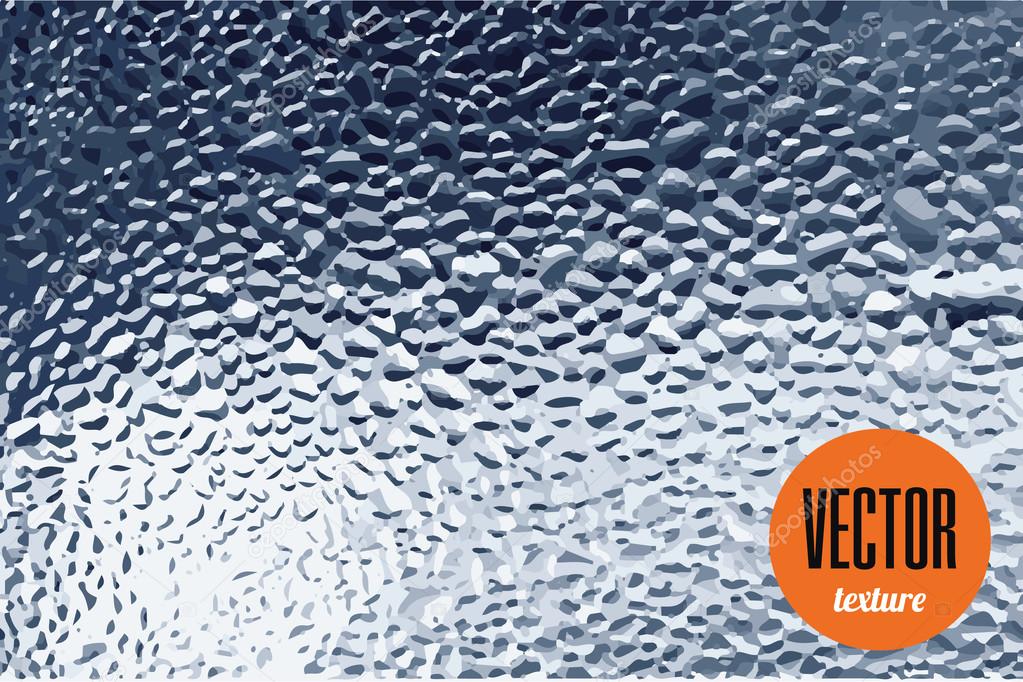 Vector blue water drops texture