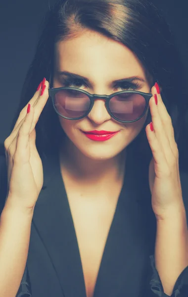 Beauty portrait retro looking colors — Stock Photo, Image