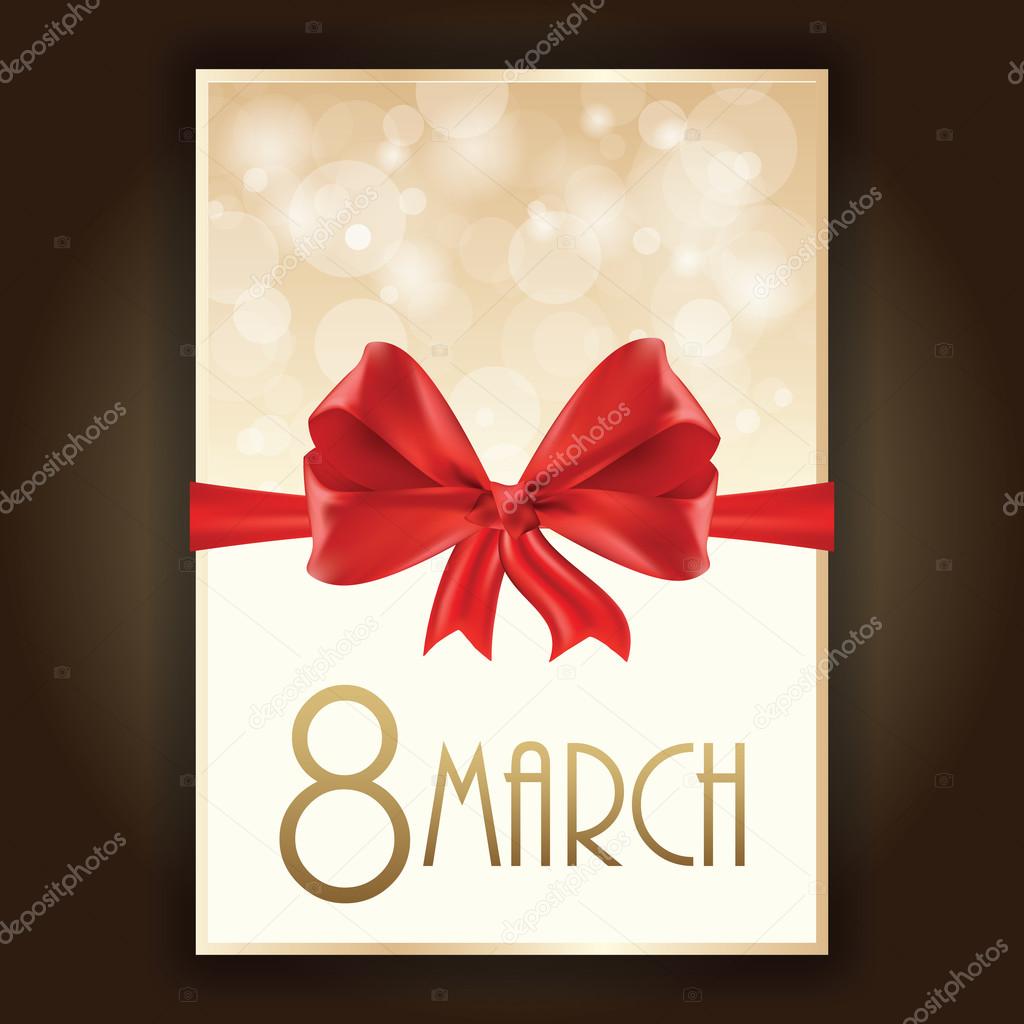 Gift Card For 8 March Women's Day, Vector Illustration Set Royalty Free  SVG, Cliparts, Vectors, and Stock Illustration. Image 36802132.