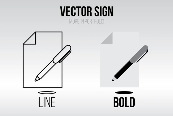 Set vektor ikon linier, desain datar - Stok Vektor