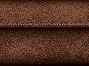 Brown leather vector texture, part of clothes clipart