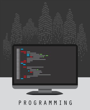 Programlama ve konsept Web sitesi geliştirme kodlama