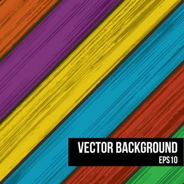 Renkli vektör ahşap plakalar, arka plan dokusu