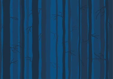 Sorunsuz ağaç duvar kağıdı, ağaçlar desen vektör 