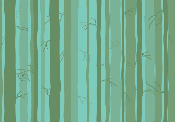 Varrat nélküli fa háttérkép, fák vektoros mintát — Stock Vector