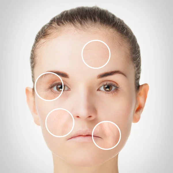 Proč barvit, procedury proti stárnutí pokožky omlazení — Stock fotografie