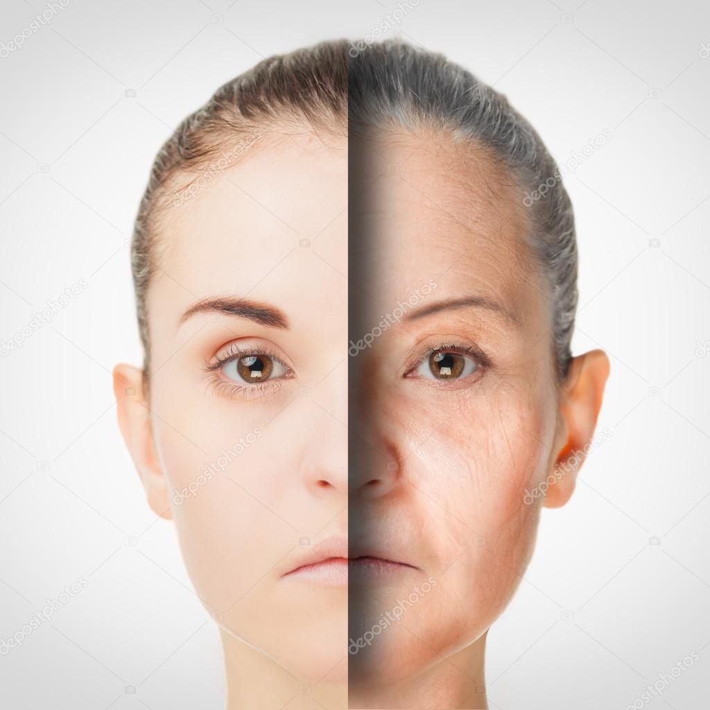 Aging process, rejuvenation anti-aging skin procedures