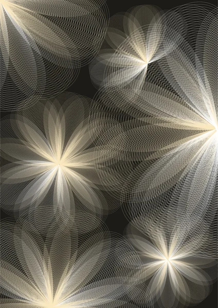 Abstrakt floral bakgrund. vektor illustration. Vektorgrafik
