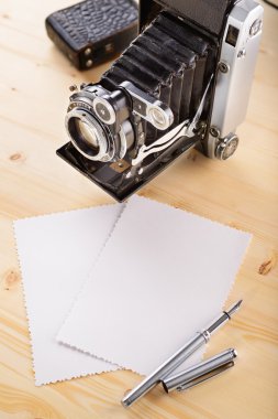 Eski retro vintage fotoğrafları