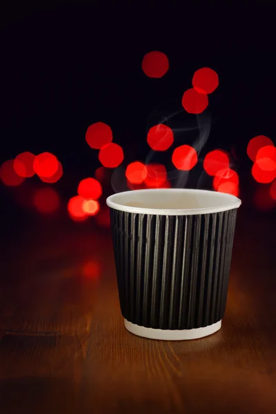 Holiday hett kaffe — Stockfoto