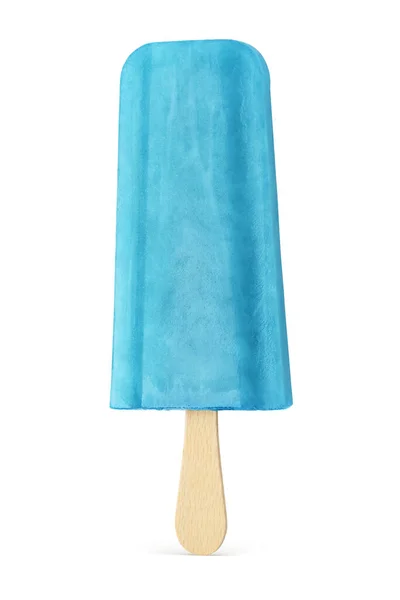 Helado Azul Paleta Aislado Sobre Fondo Blanco —  Fotos de Stock