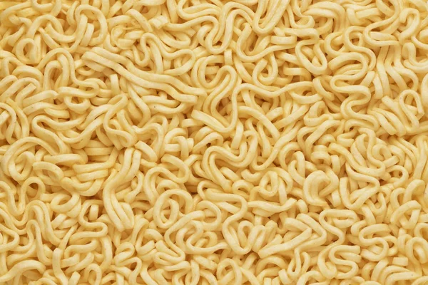 Dry Raw Instant Noodles Texture Background Top View — Stock Photo, Image