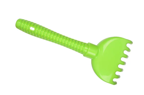 Green rake — Stock Photo, Image