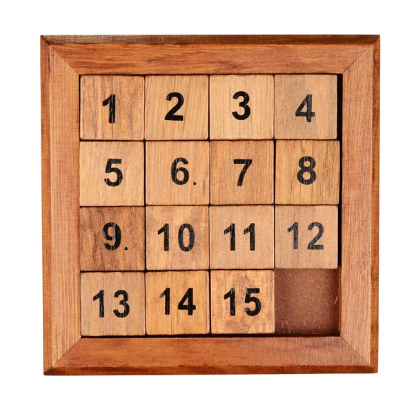 Fifteen puzzle — Stock Photo, Image