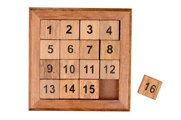 Fifteen puzzle — Stock Photo, Image