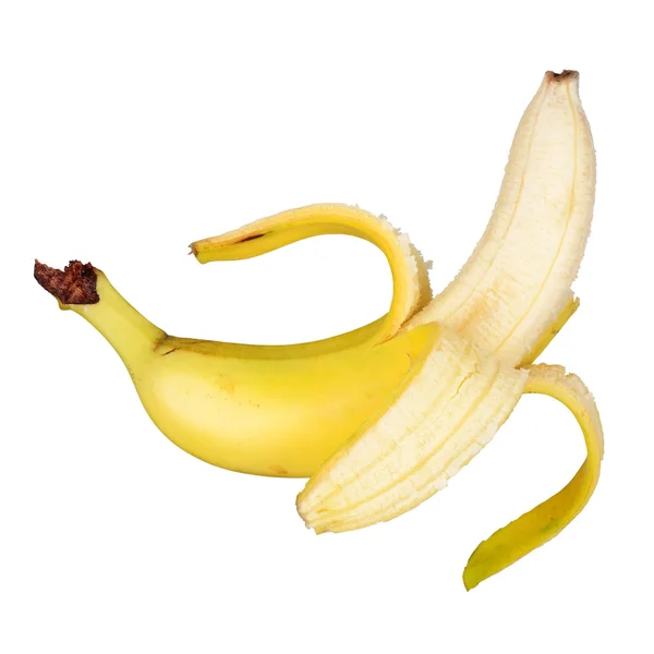 Geschälte Banane — Stockfoto