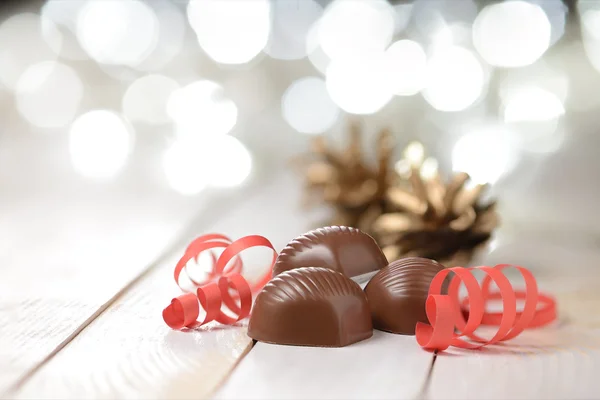 Délicieux pralines au chocolat — Photo