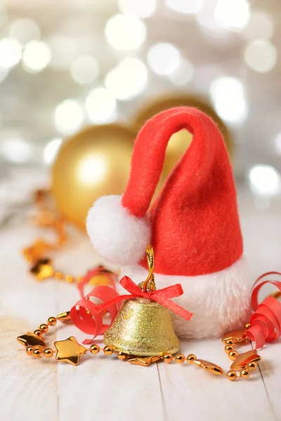 Decoraciones de Navidad en la mesa — Foto de Stock