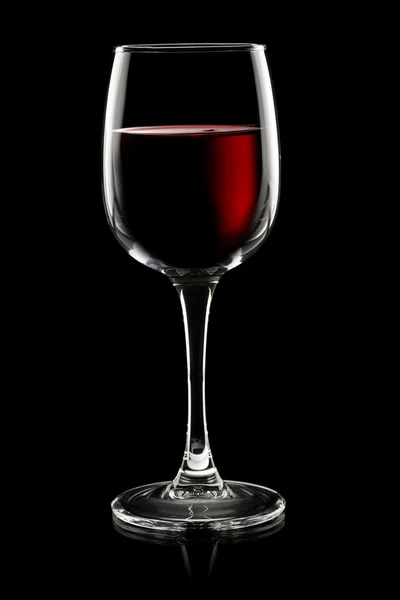 Bir kadeh kırmızı şarap. — Stok fotoğraf
