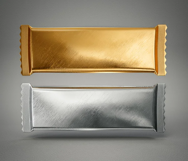 Silver and gold packages — Stock Photo, Image