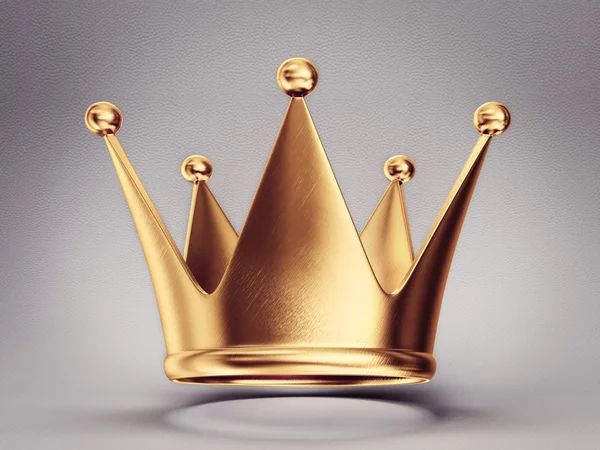 3d golden crown — Stock Photo, Image