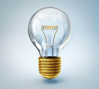 Elektrikli ampul yakın çekim