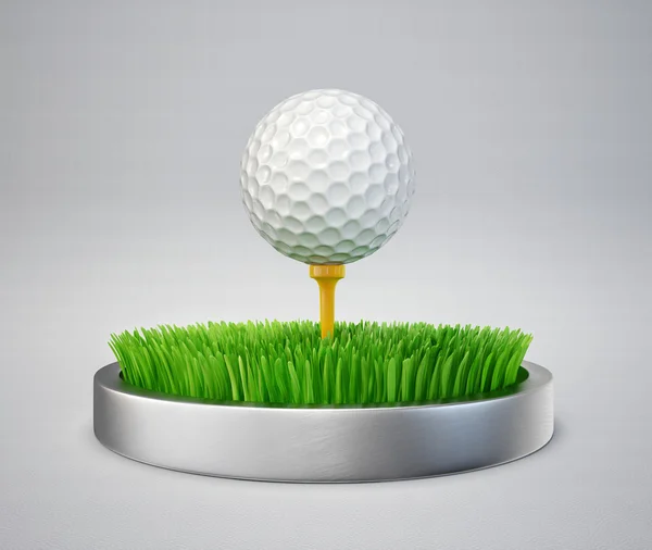 Pelota de golf de cerca — Foto de Stock