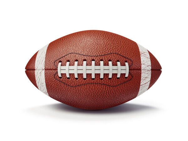 Football ball close-up