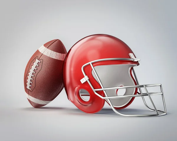 Football helmet design — Stock Photo, Image