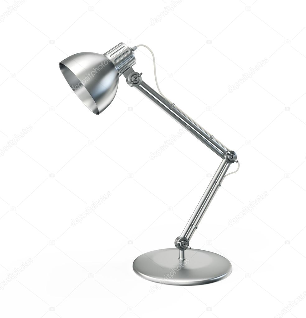 Metallic office lamp