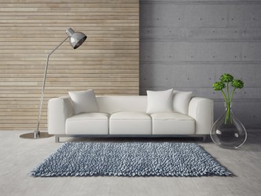 Güzel mobilyalar ile modern iç