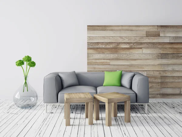 Modern interieur met mooie meubels — Stockfoto