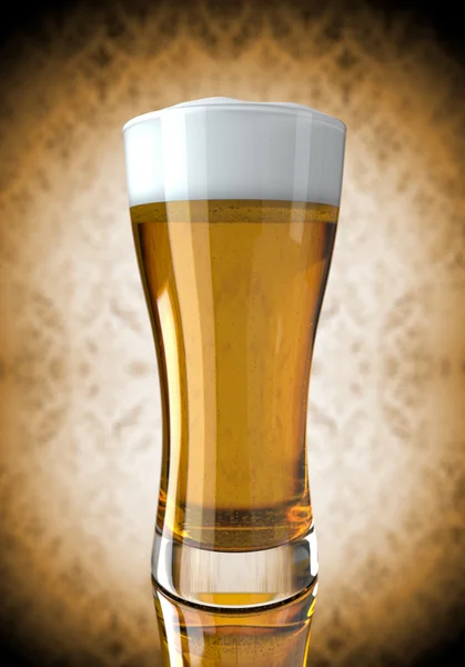 Beer in a glass — Stock Photo, Image