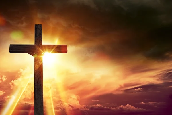 Światła błogosławieństwo Crucifix — Zdjęcie stockowe