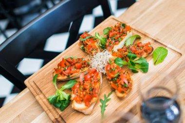 Tasty Bruschetta Lunch