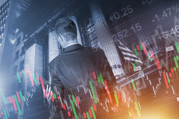 Financiële handelaar Concept — Stockfoto
