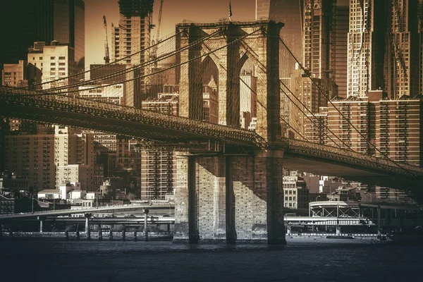 Брукліна в бік Манхеттена — стокове фото