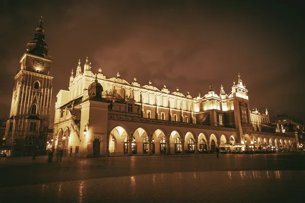 Главная площадь Кракова Польша — стоковое фото