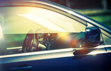 modern otomobil kokpit