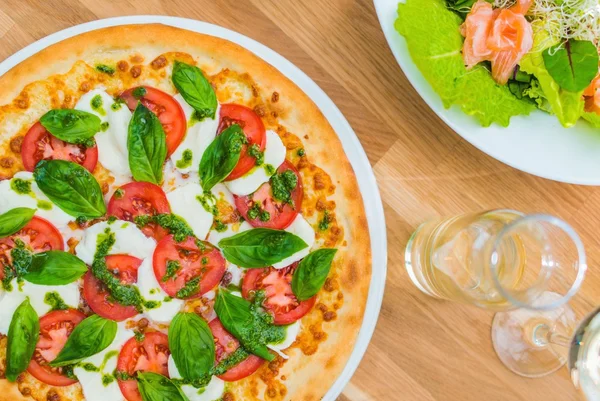 Margarita Pizza Italiana — Fotografia de Stock