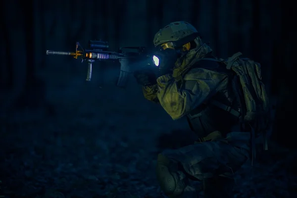 Operação Noite Militar — Fotografia de Stock