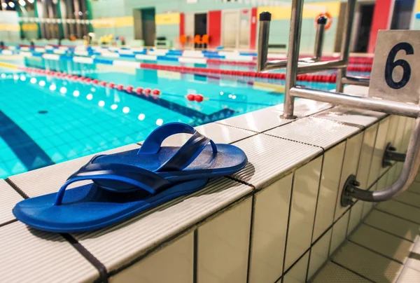 Swimming Pool Shoes — Stock Photo, Image