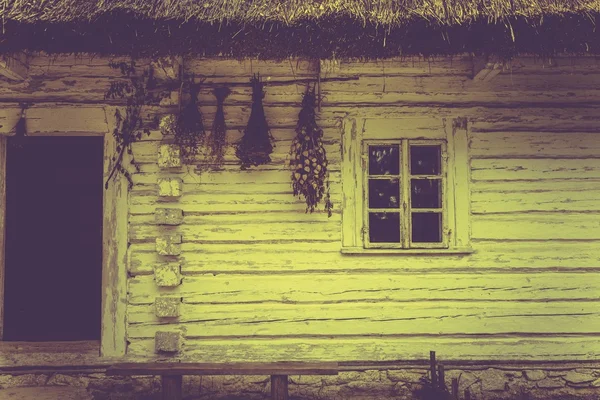 Vintage House i Sepia färger — Stockfoto