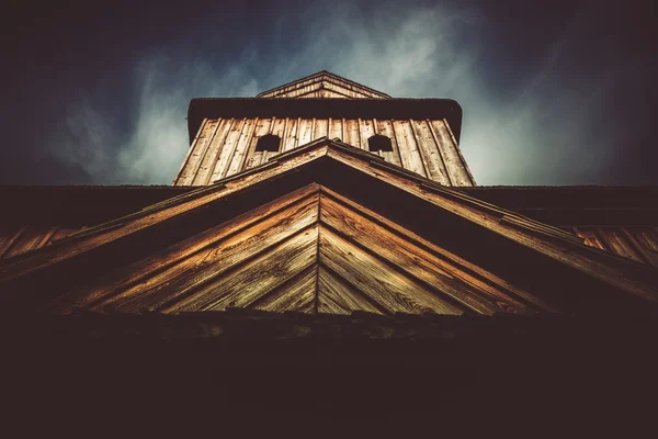 Alte Holzkirche — Stockfoto