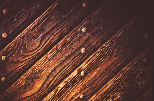 Деревянные винтажные ворота — стоковое фото