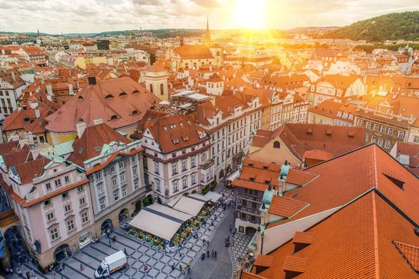 Prag Çek Cumhuriyeti tarihi kent — Stok fotoğraf