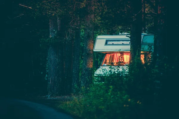 무료 캠핑 Boondocking — 스톡 사진