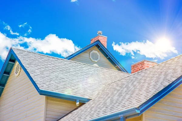 Huis dak dakbedekking Business — Stockfoto